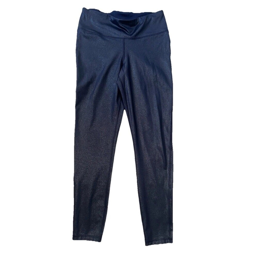 Women's Blue GapFit Sky High Rise Power Shine leggings Size M